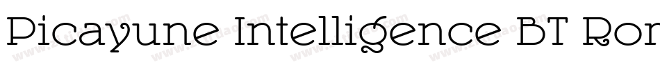 Picayune Intelligence BT Roman字体转换